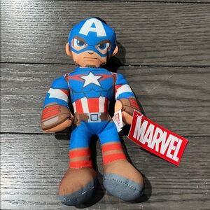 Marvel Captain America Hero Plush in Blue and Red